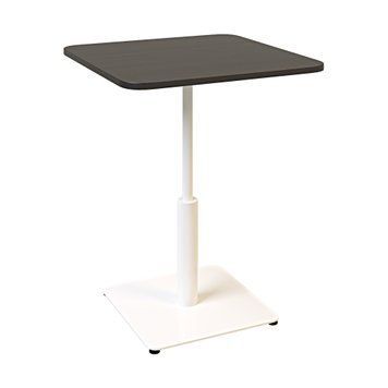 Стол LOVKO Ibiza LOVKO Soft light 60x60 белый металл/черное ДСП (текстура)  фото - Купить Столы LOVKO в эпицентре мебели GerborDesign.com.ua
