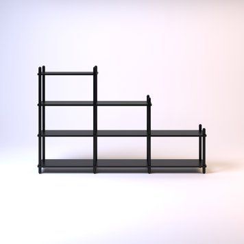 Полка LOVKO Dao #8 черный дуб  фото - Купить Полки LOVKO в эпицентре мебели GerborDesign.com.ua