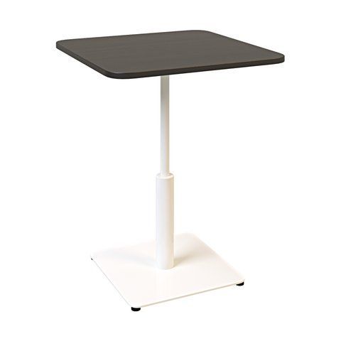 Стіл LOVKO Ibiza LOVKO Soft light 60x60 білий метал / чорне ДСП (текстура)  фото - Купити Столи LOVKO в епіцентрі меблів GerborDesign.com.ua, Київ, Дніпро, Львів, Луцьк, Хмельницький
