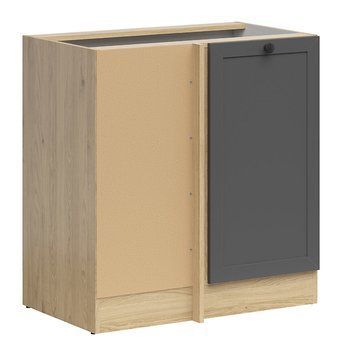 Кухонная тумба угловая Junona Line BRW Black Red White DNW/100/82 дуб бернштайн / графіт фото - Купить Нижние кухонные шкафы BLACK RED WHITE в эпицентре мебели GerborDesign.com.ua