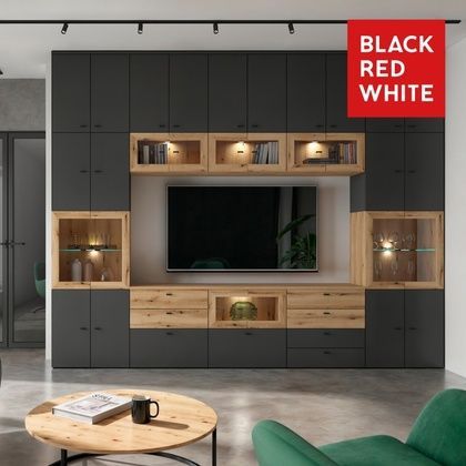 BLACK RED WHITE