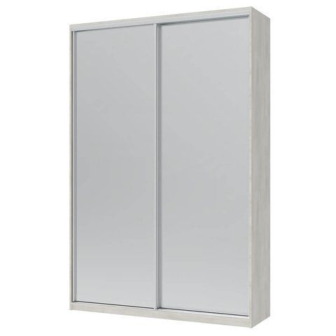 Шкаф-купе Сити Лайт Doros (Дорос) 2 Зеркала 150х45х225 см белое дерево фото - Купить Шкафы-купе DOROS | ДОРОС в эпицентре мебели GerborDesign.com.ua, Киев, Днепр, Львов, Луцк, Хмельницкий