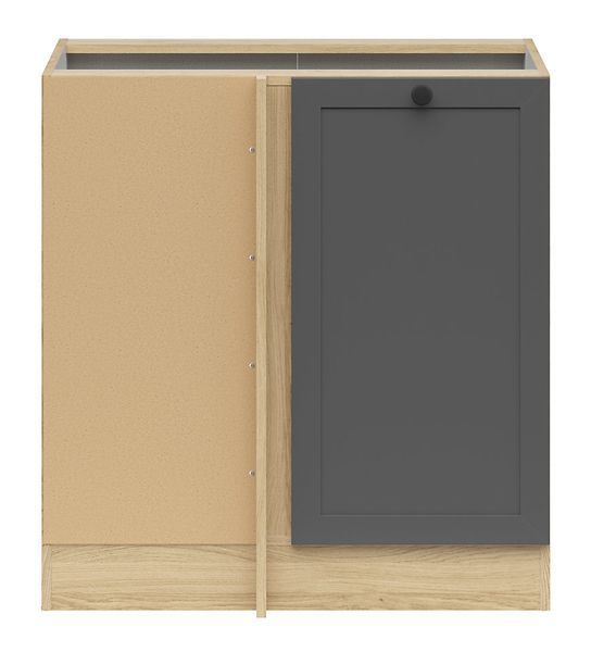 Кухонна тумба кутова Junona Line BRW Black Red White DNW/100/82 дуб бернштайн / графіт фото - Купити Нижні кухонні тумби BLACK RED WHITE в епіцентрі меблів GerborDesign.com.ua, Київ, Дніпро, Львів, Луцьк, Хмельницький