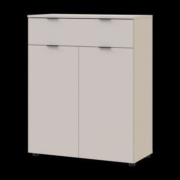 Комод Рон 2 Doros (Дорос) 2 двері 1 шухляда 80х38х100 см кашемір фото - Купити Комоди DOROS | ДОРОС в епіцентрі меблів GerborDesign.com.ua