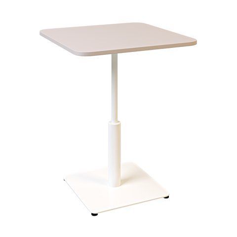 Стіл LOVKO Ibiza LOVKO Soft light 60x60 білий метал / кашемір ДСП  фото - Купити Столи LOVKO в епіцентрі меблів GerborDesign.com.ua, Київ, Дніпро, Львів, Луцьк, Хмельницький
