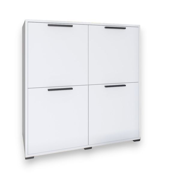 Тумба LION Краш 82x43x86 см (LION-041770) нимфея альба (белый) фото - Купить Комоды LION в эпицентре мебели GerborDesign.com.ua