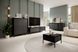 Комод Perfect Home Сенсо / Senso 2-дверный с 3 ящиками 2D3S/187 черный фото 7 - мебель Комоды PERFECT HOME