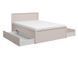 Кровать Kaspian BRW 160x200 BLACK RED WHITE LOZ/160/T, кашемир, артикул S128-LOZ/160/T-UKA, фото 2