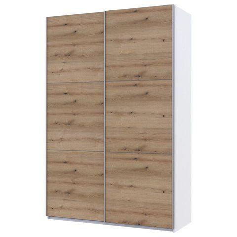 Шкаф-купе G-Кайзер Doros (Дорос) 2 ДСП 160х60х240 белый / дуб эвок фото - Купить Шкафы-купе DOROS | ДОРОС в эпицентре мебели GerborDesign.com.ua