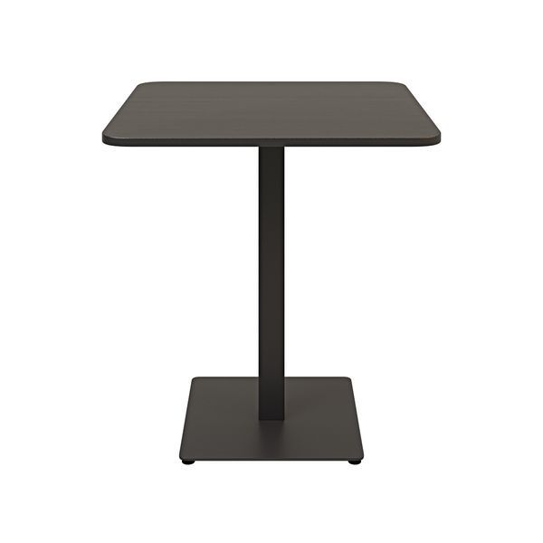 Стол LOVKO Tetra light soft 70х70 черный металл / черное ДСП (текстура)  фото - Купить Столы LOVKO в эпицентре мебели GerborDesign.com.ua