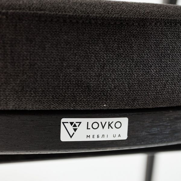 Крісло LOVKO Otis чорний дуб / LOVKO Belfast 25  фото - Купити Стільці та крісла LOVKO в епіцентрі меблів GerborDesign.com.ua, Київ, Дніпро, Львів, Луцьк, Хмельницький