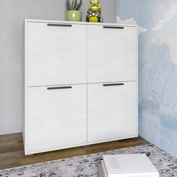 Тумба LION Краш 82x43x86 см (LION-041770) бетон style фото - Купить Комоды LION в эпицентре мебели GerborDesign.com.ua