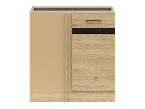 Кухонная тумба угловая Junona Line BRW Black Red White DNW/100/82 дуб бернштайн фото - Купить Нижние кухонные шкафы BLACK RED WHITE в эпицентре мебели GerborDesign.com.ua, Киев, Днепр, Львов, Луцк, Хмельницкий