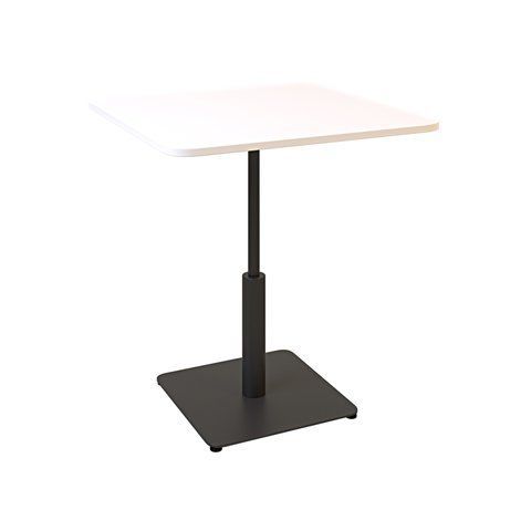 Стіл LOVKO Ibiza LOVKO Soft light 70x70 чорний метал / білий ДСП (текстура)  фото - Купити Столи LOVKO в епіцентрі меблів GerborDesign.com.ua, Київ, Дніпро, Львів, Луцьк, Хмельницький