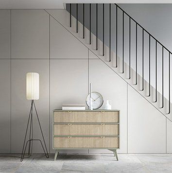 Комод Perfect Home Форест / Forest KSZ106 з 3 шухлядами евкаліпт / піхта сканді фото - Купити Комоди PERFECT HOME в епіцентрі меблів GerborDesign.com.ua