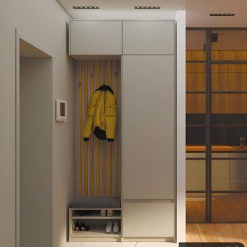 Передпокій Space / Спейс №1 LUXE STUDIO 1000х416х2504 мм, сатін фото 1