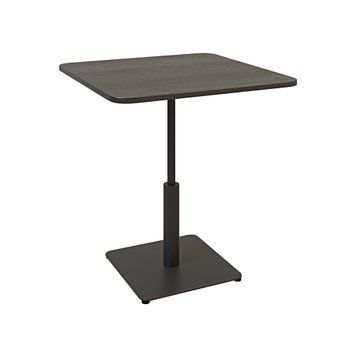 Стол LOVKO Ibiza LOVKO Soft light 70x70 черный металл/черный ДСП (текстура)  фото - Купить Столы LOVKO в эпицентре мебели GerborDesign.com.ua