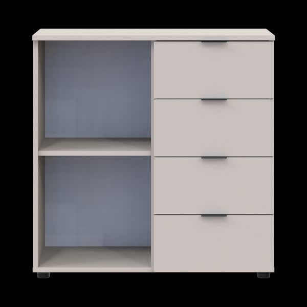 Комод Рон 1 Doros (Дорос) 1 дверка 4 шухляди 80х38х81 см кашемір фото - Купити Комоди DOROS | ДОРОС в епіцентрі меблів GerborDesign.com.ua, Київ, Дніпро, Львів, Луцьк, Хмельницький
