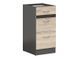 Кухонна тумба 40 см Junona Line BRW Black Red White D3S/40/82 венге / дуб сонома фото 1 - меблі Нижні кухонні тумби BLACK RED WHITE