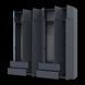 Шкаф с антресолью распашной для одежды Лукас Doros (Дорос) 3+3 ДСП 240х50х240, графит, артикул 42005109, фото 2