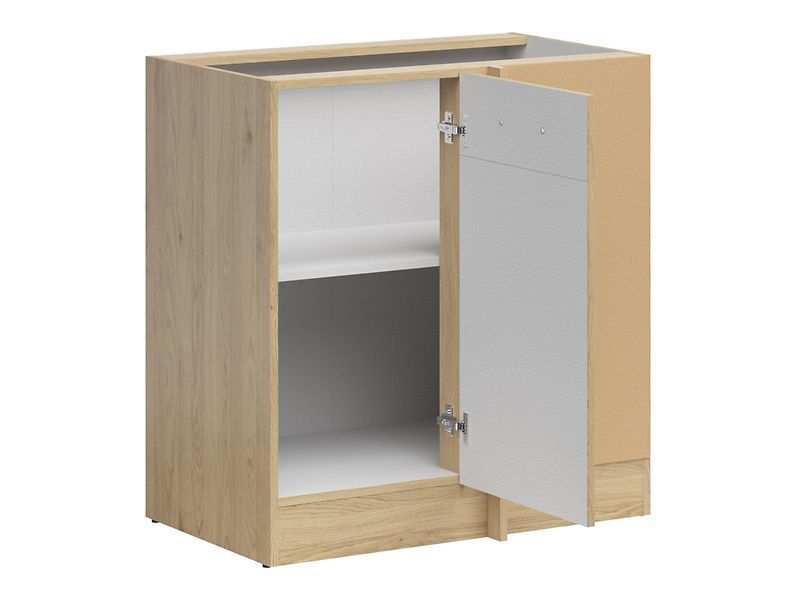 Кухонна тумба кутова Junona Line BRW Black Red White DNW/100/82 дуб бернштайн фото - Купити Нижні кухонні тумби BLACK RED WHITE в епіцентрі меблів GerborDesign.com.ua