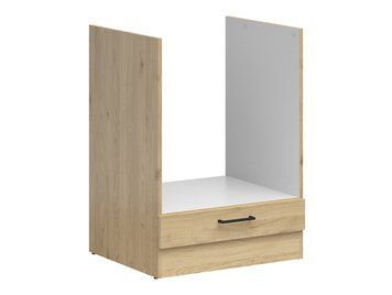 Кухонная тумба для духовки 60 см Junona Line BRW Black Red White DPK/60/82 дуб бернштайн фото - Купить Нижние кухонные шкафы BLACK RED WHITE в эпицентре мебели GerborDesign.com.ua