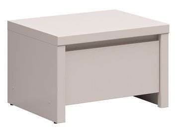 Прикроватная тумбочка Kaspian BRW 51 см с выдвижным ящиком BLACK RED WHITE KOM1S кашемир фото - Купить Тумбы ночные  BLACK RED WHITE в эпицентре мебели GerborDesign.com.ua