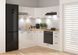 Угловая кухня 240x200 см Junona Line BRW, кухонный угловой гарнитур 2.4x2.2 м Black Red White білий / меловий глянець фото 1 - мебель Кухни BLACK RED WHITE, Киев, Днепр, Львов, Луцк, Хмельницкий
