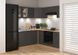 Угловая кухня 240x200 см Junona Line BRW, кухонный угловой гарнитур 2.4x2.2 м Black Red White дуб бернштайн / графіт фото 1 - мебель Кухни BLACK RED WHITE, Киев, Днепр, Львов, Луцк, Хмельницкий