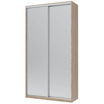 Шкаф-купе Сити Лайт Doros (Дорос) 2 Зеркала 120х45х225 см дуб сонома фото - Купить Шкафы-купе DOROS | ДОРОС в эпицентре мебели GerborDesign.com.ua