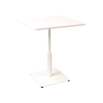 Стол LOVKO Ibiza LOVKO Soft light 70x70 белый металл/белый ДСП (текстура)  фото - Купить Столы LOVKO в эпицентре мебели GerborDesign.com.ua