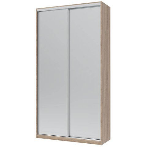 Шафа-купе Сіті Лайт Doros (Дорос) 2 Дзеркала 120х45х225 см дуб сонома фото - Купити Шафи-купе DOROS | ДОРОС в епіцентрі меблів GerborDesign.com.ua, Київ, Дніпро, Львів, Луцьк, Хмельницький