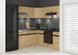 Кутова кухня 240x200 см Junona Line BRW, кухонний гарнітур кутовий 2.4x2.2 м Black Red White дуб бернштайн фото - Купити Кухні BLACK RED WHITE в епіцентрі меблів GerborDesign.com.ua, Київ, Дніпро, Львів, Луцьк, Хмельницький