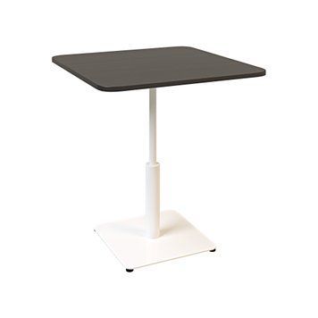 Стол LOVKO Ibiza LOVKO Soft light 70x70 белый металл/черное ДСП (текстура)  фото - Купить Столы LOVKO в эпицентре мебели GerborDesign.com.ua