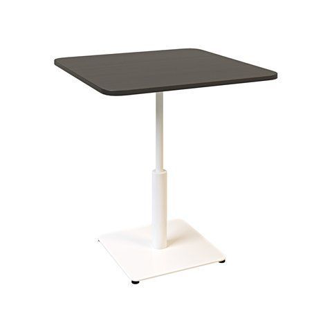 Стіл LOVKO Ibiza LOVKO Soft light 70x70 білий метал / чорне ДСП (текстура)  фото - Купити Столи LOVKO в епіцентрі меблів GerborDesign.com.ua, Київ, Дніпро, Львів, Луцьк, Хмельницький