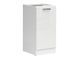 Кухонная тумба 40 см Junona Line BRW Black Red White D1D/40/82_P, белый меловой глянец, артикул K24-D1D/40/82_P_BBL-BI/KRP, фото 1