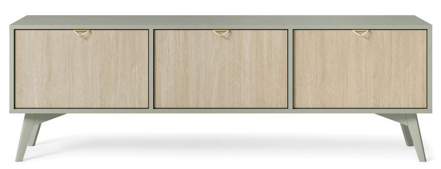 Тумба під ТВ Perfect Home Форест / Forest RTV158 3-дверна евкаліпт / піхта сканді фото - Купити Тумби ТВ PERFECT HOME в епіцентрі меблів GerborDesign.com.ua