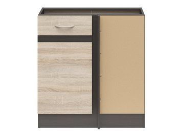 Кухонная тумба угловая 100 см Junona Line BRW Black Red White DNW/100/82 венге / дуб сонома фото - Купить Нижние кухонные шкафы BLACK RED WHITE в эпицентре мебели GerborDesign.com.ua