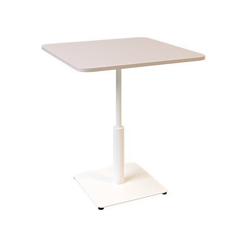 Стіл LOVKO Ibiza LOVKO Soft light 70x70 білий метал / кашемір ДСП  фото - Купити Столи LOVKO в епіцентрі меблів GerborDesign.com.ua, Київ, Дніпро, Львів, Луцьк, Хмельницький