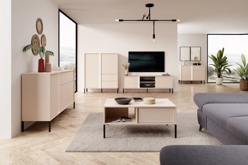 Стол журнальный Perfect Home Даст / Dast 97 бежевый фото - Купить Столы журнальные PERFECT HOME в эпицентре мебели GerborDesign.com.ua