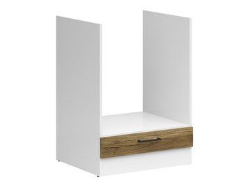Кухонная тумба для духовки 60 см Junona Line BRW Black Red White DPK/60/82 білий / світлий дуб делано фото - Купить Нижние кухонные шкафы BLACK RED WHITE в эпицентре мебели GerborDesign.com.ua