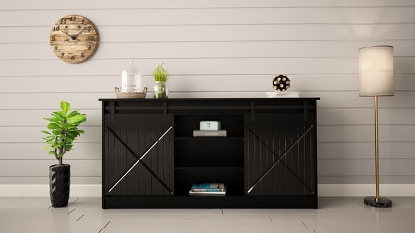 Комод Granero Cama Meble, чорний, CAMA-GRANERO-KOM-BLACK фото 3