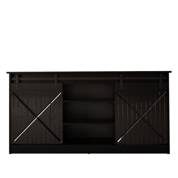 Комод Granero Cama Meble у чорному кольорі CAMA-GRANERO-KOM-BLACK фото 3