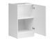 Кухонна тумба 50 см Junona Line BRW Black Red White D1D/50/82_P, білий / білий крейдяний глянець, артикул K24-D1D/50/82_P_BBL-BI/KRP, фото 3