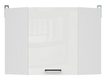 Кухонный шкаф навесной угловой 60 см Junona Line BRW Black Red White GNWU/57 белый меловой глянец фото - Купить Навесные кухонные шкафы BLACK RED WHITE в эпицентре мебели GerborDesign.com.ua
