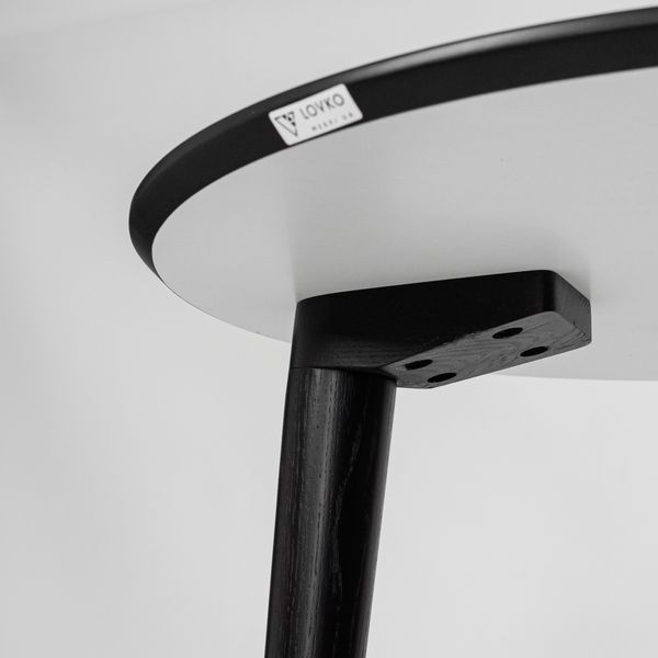 Стіл LOVKO Dan d-70 чорний  фото - Купити Столи LOVKO в епіцентрі меблів GerborDesign.com.ua