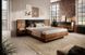 Кровать (каркас) Perfect Home Милтон / Milton 160 с мягким изголовьем двуспальная каштан / антрацит фото 6 - мебель Кровати PERFECT HOME