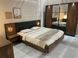 Кровать (каркас) Perfect Home Милтон / Milton 160 с мягким изголовьем двуспальная каштан / антрацит фото 11 - мебель Кровати PERFECT HOME