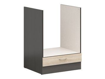 Кухонная тумба для духовки 60 см Junona Line BRW Black Red White DPK/60/82 венге / дуб сонома фото - Купить Нижние кухонные шкафы BLACK RED WHITE в эпицентре мебели GerborDesign.com.ua