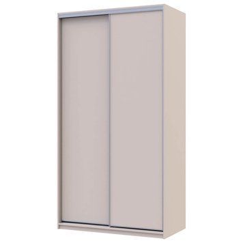 Шкаф-купе Сити Лайт Doros (Дорос) 2 ДСП 120х60х225 см кашемир фото - Купить Шкафы-купе DOROS | ДОРОС в эпицентре мебели GerborDesign.com.ua